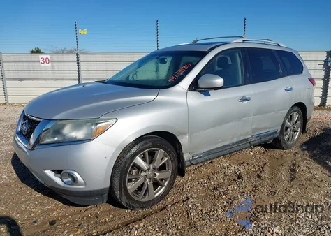 2015 Nissan Pathfinder Platinum z USA, uszkodzony, nr VIN 5N1AR2MN0FC620958